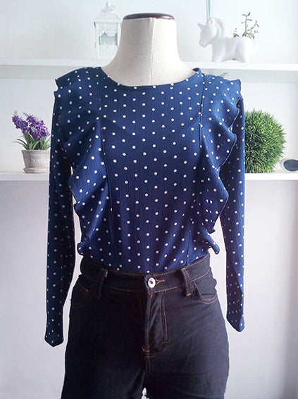 Blusa Cris Azul