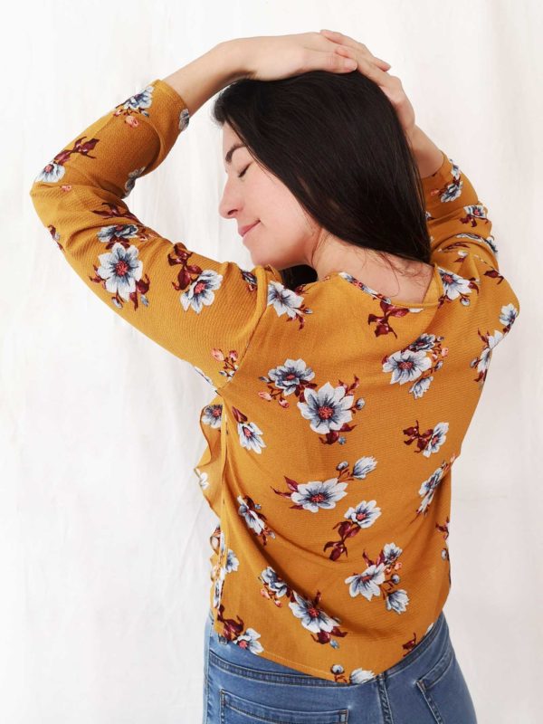 Blusa Cris Mostaza