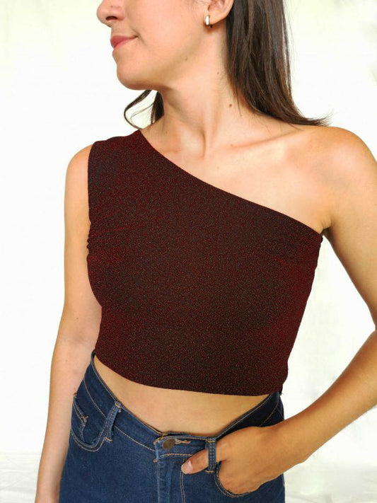 Top Elisa Rojo